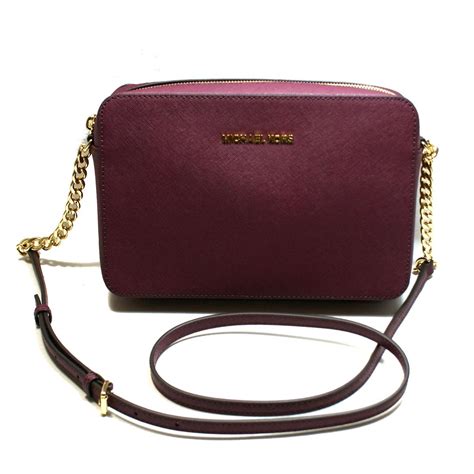 michael kors bag 6821 plumred